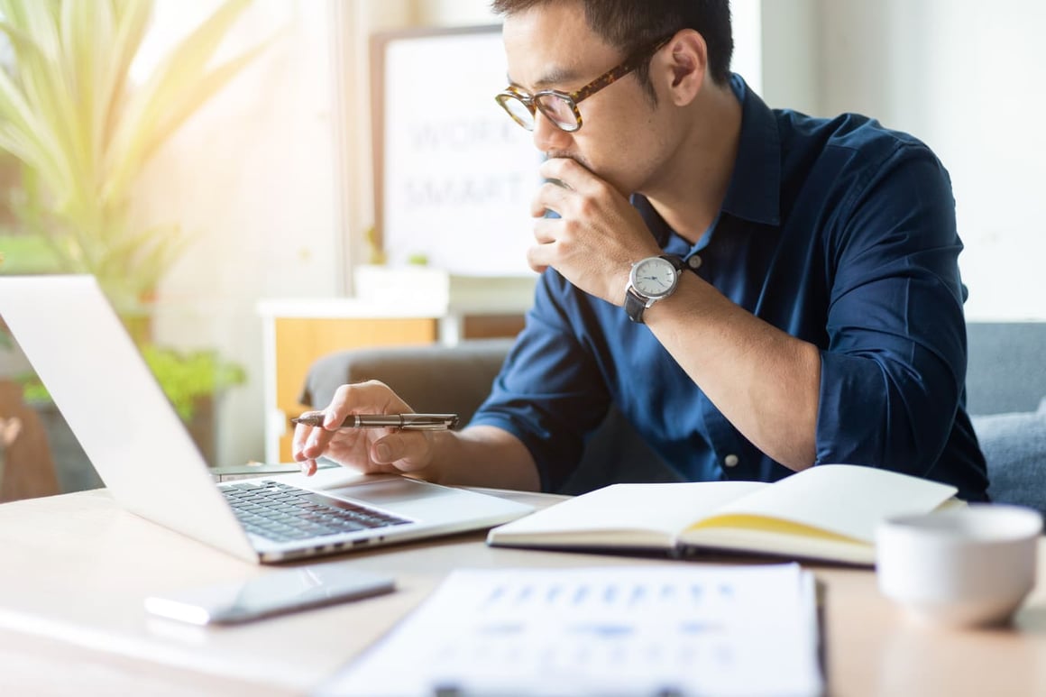 Business person considering if they need gps fleet tracking