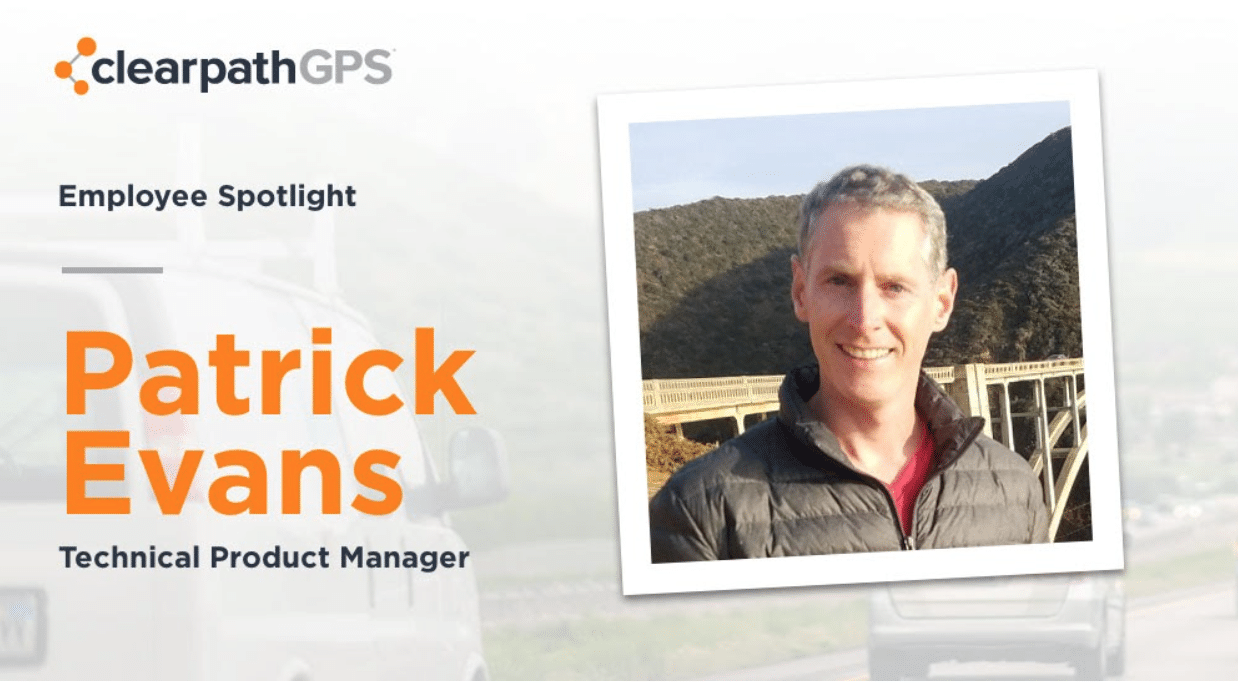 Patrick evans of clearpathgps gps fleet tracking featured on employee spotlight