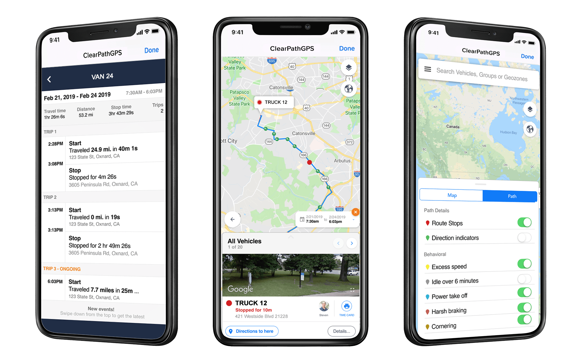 Gps tracking app field services