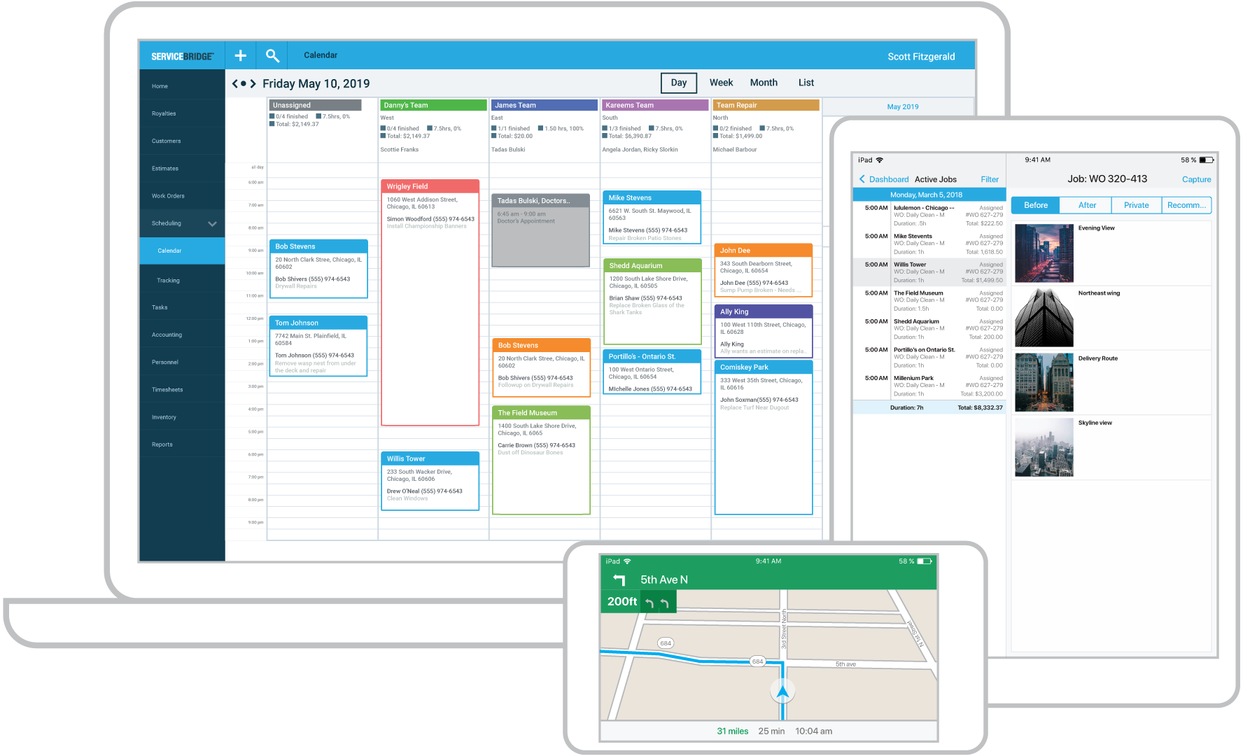 ServiceBridge Dashboard